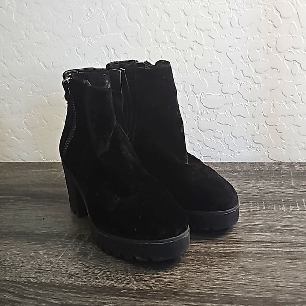 ALDO Black Velvet Boots